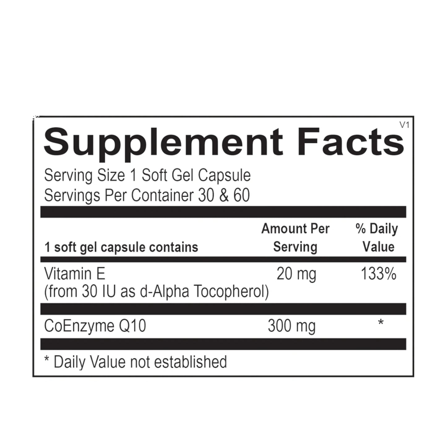CoQ-10 300 mg Softgels