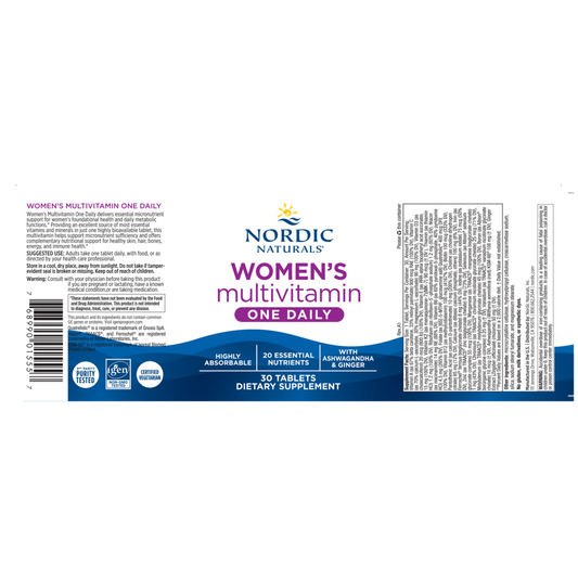 Women's Multivitamin – 30 Tablets by Nordic Naturals