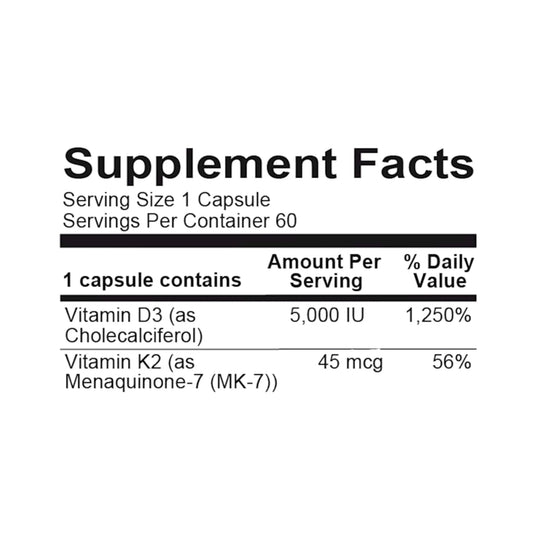 Vitamin K2 with D3