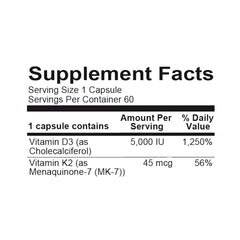 Vitamin K2 with D3 by Ortho Molecular Products