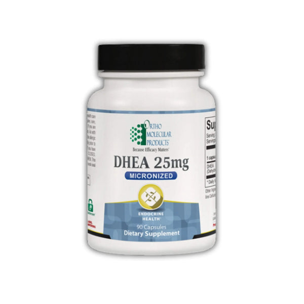DHEA 25 mg – 90 Capsules by Ortho Molecular Products exp