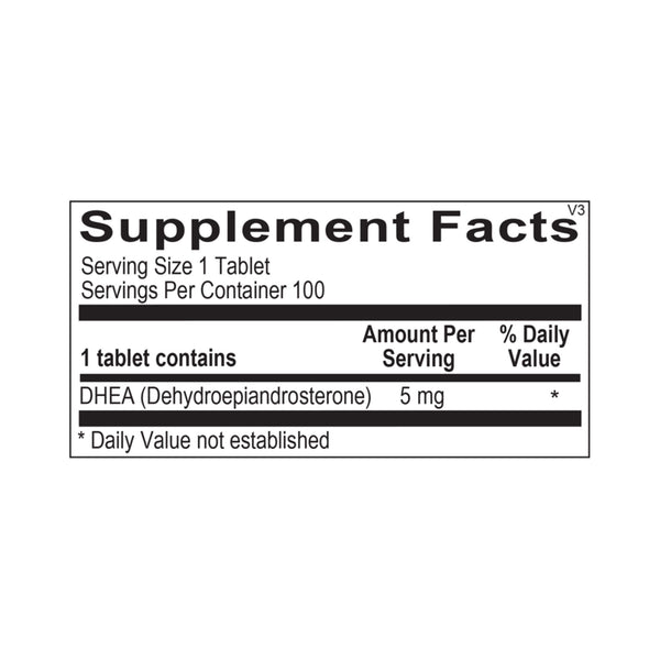 DHEA 5 mg – 100 Tablets by Ortho Molecular Products