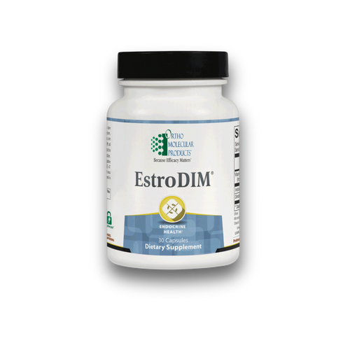 EstroDIM 30 capsules bottle by Ortho Molecular Products