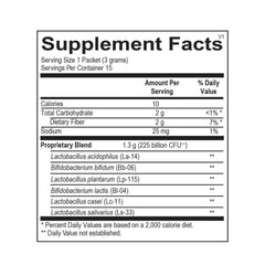 Probiotic 225 – 15 Packets by Ortho Molecular Products