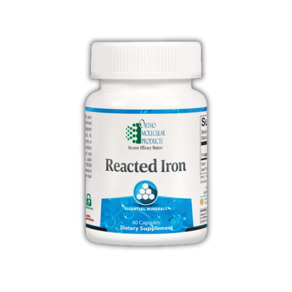 Reacted Iron (60 Capsules) by Ortho Molecular Products