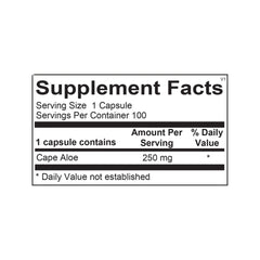 Super Aloe 250 - 100 Capsules by Ortho Molecular Products