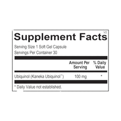 Ubiquinol – 30 Softgels by Ortho Molecular Products