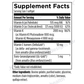 Supplement Facts label for ADK Evail 60 Softgels by Designs for Health