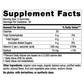 Supplement Facts label for Vitamin C Gummies 60 Gummies by Nordic Naturals